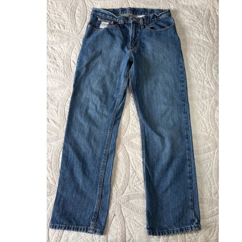 Cinch White Label Jeans Medium Wash Relaxed Straight Leg Mens 32x30